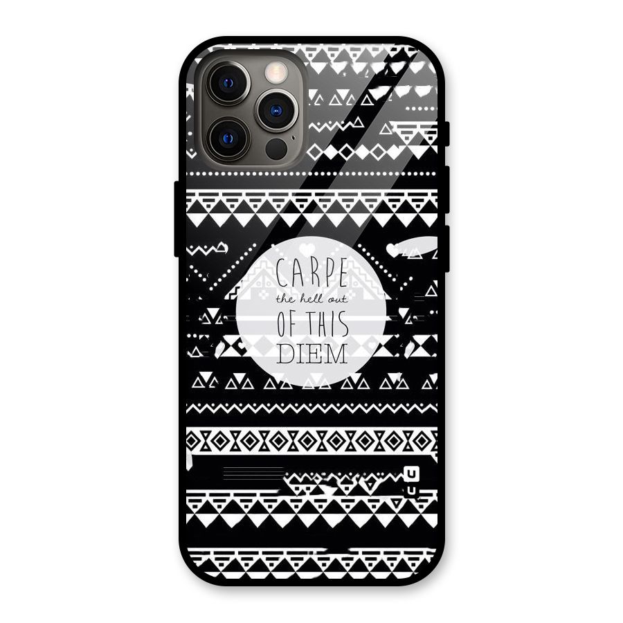 Hell Diem Glass Back Case for iPhone 12 Pro