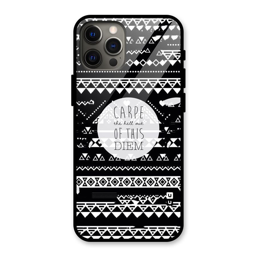 Hell Diem Glass Back Case for iPhone 12 Pro Max