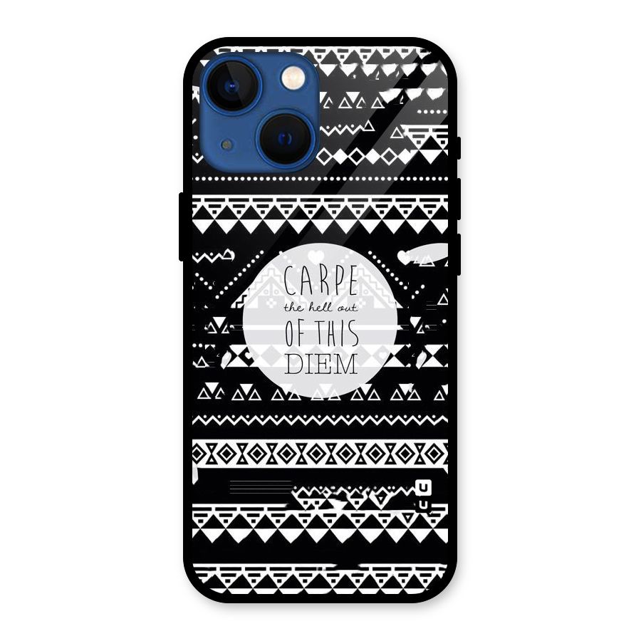 Hell Diem Glass Back Case for iPhone 13 Mini