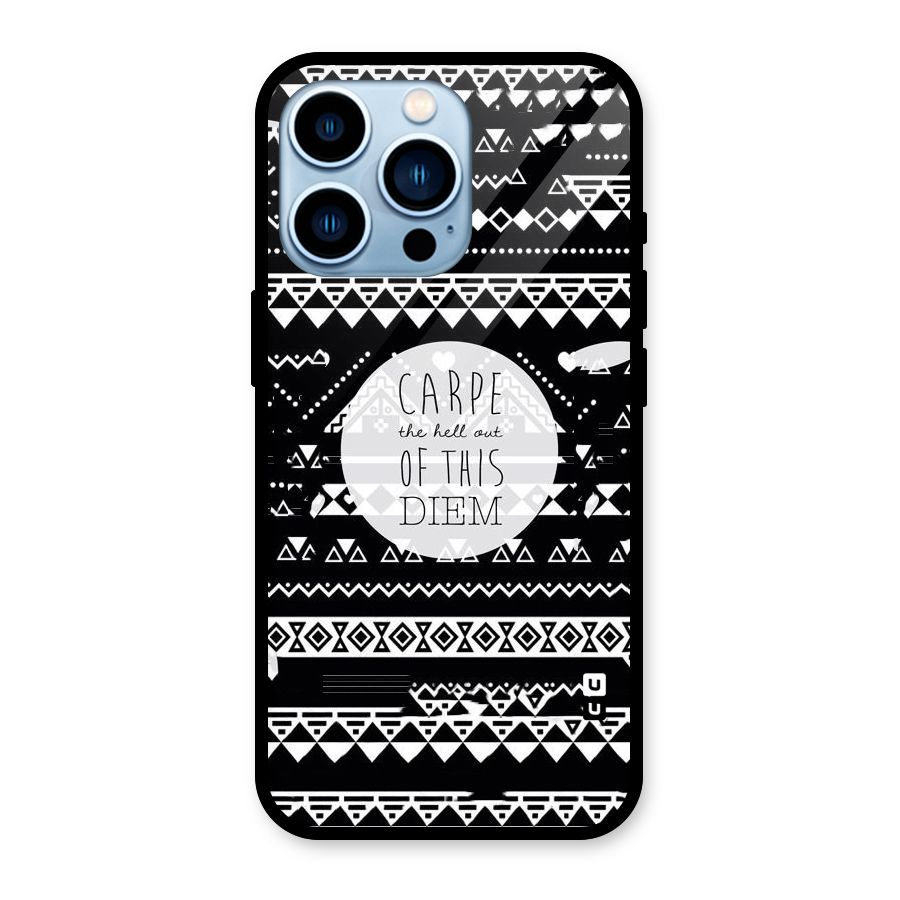 Hell Diem Glass Back Case for iPhone 13 Pro