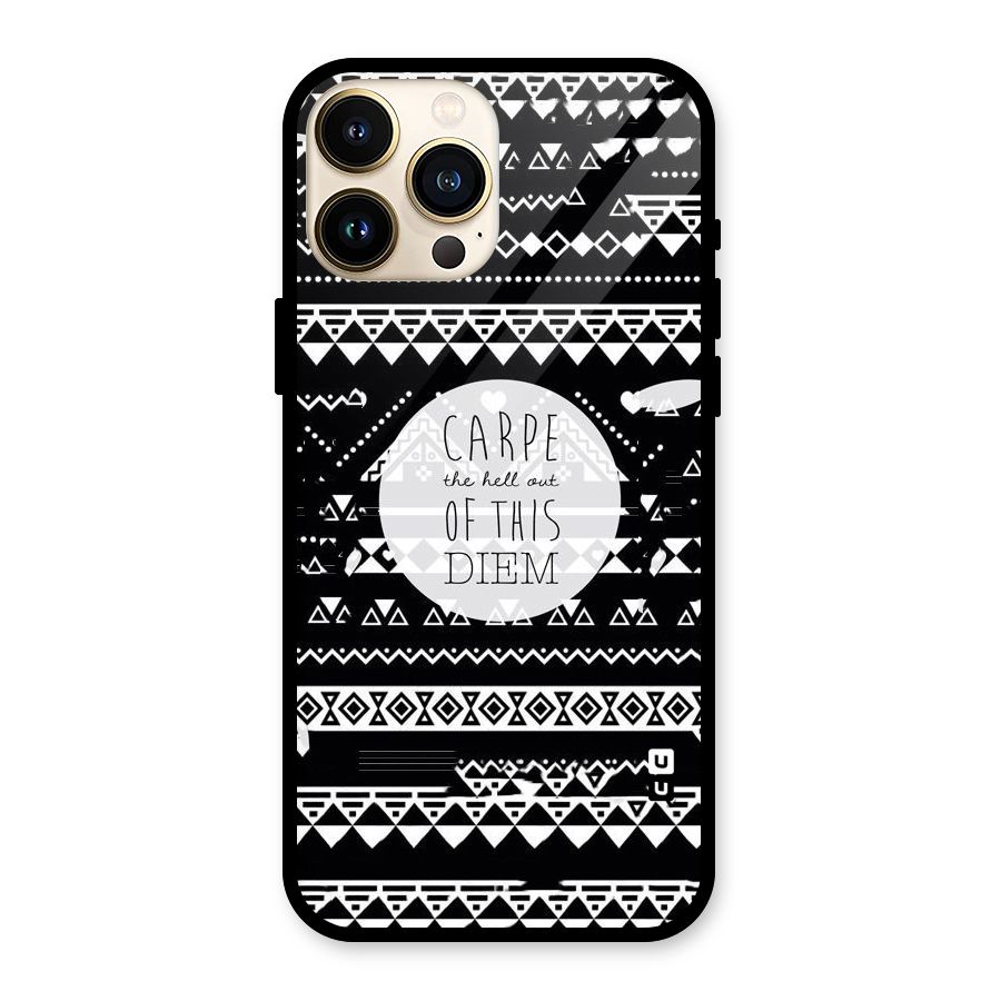 Hell Diem Glass Back Case for iPhone 13 Pro Max