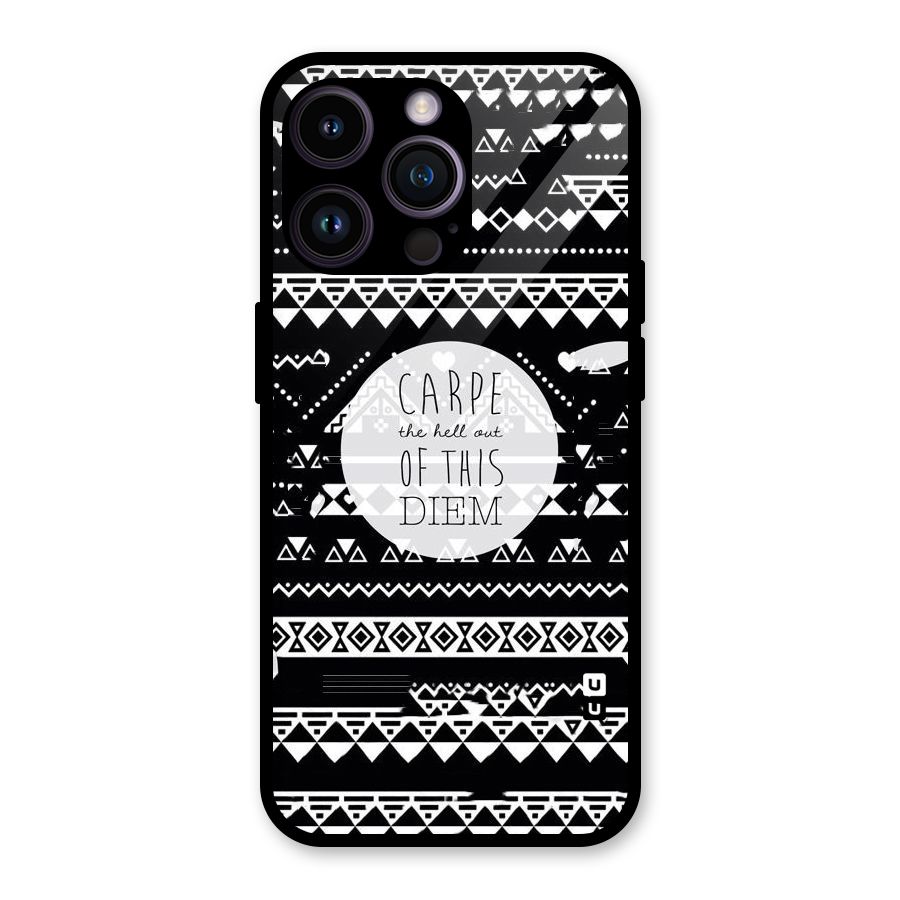 Hell Diem Glass Back Case for iPhone 14 Pro Max