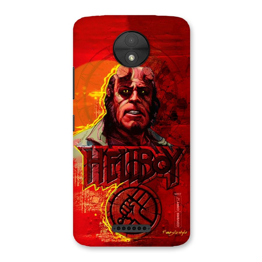 Hellboy Artwork Back Case for Moto C