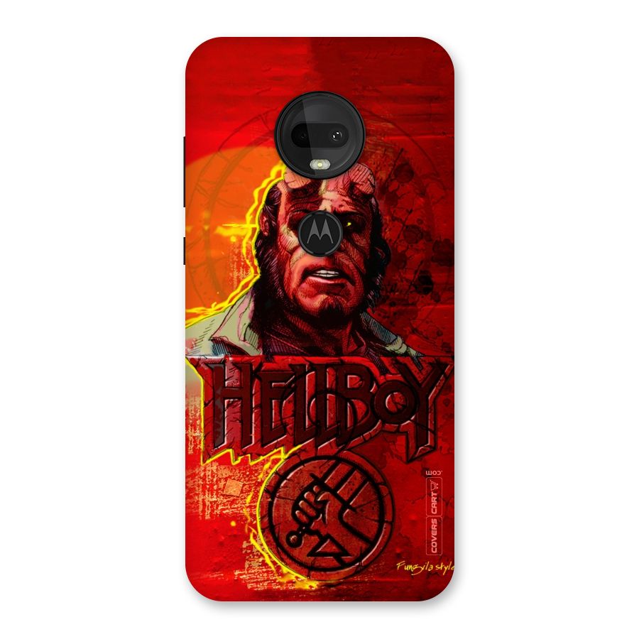 Hellboy Artwork Back Case for Moto G7