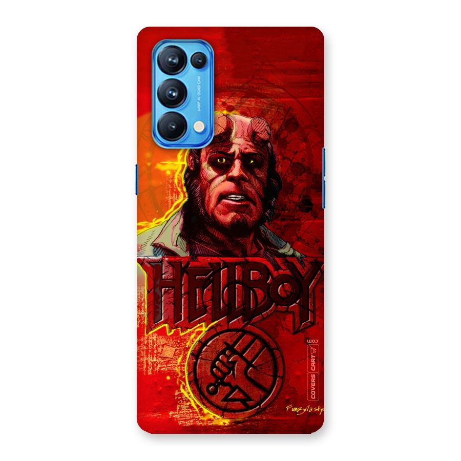 Hellboy Artwork Back Case for Oppo Reno5 Pro 5G