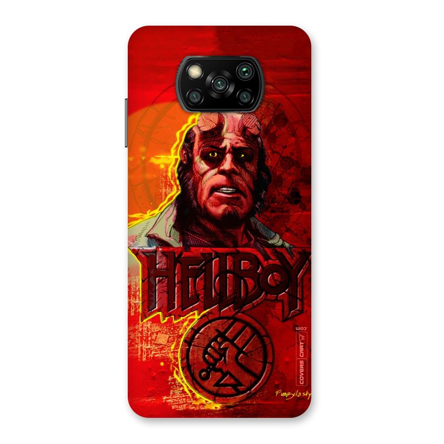 Hellboy Artwork Back Case for Poco X3