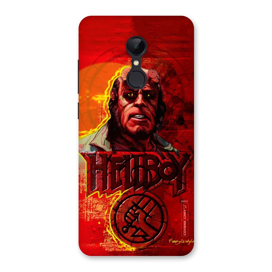 Hellboy Artwork Back Case for Redmi 5