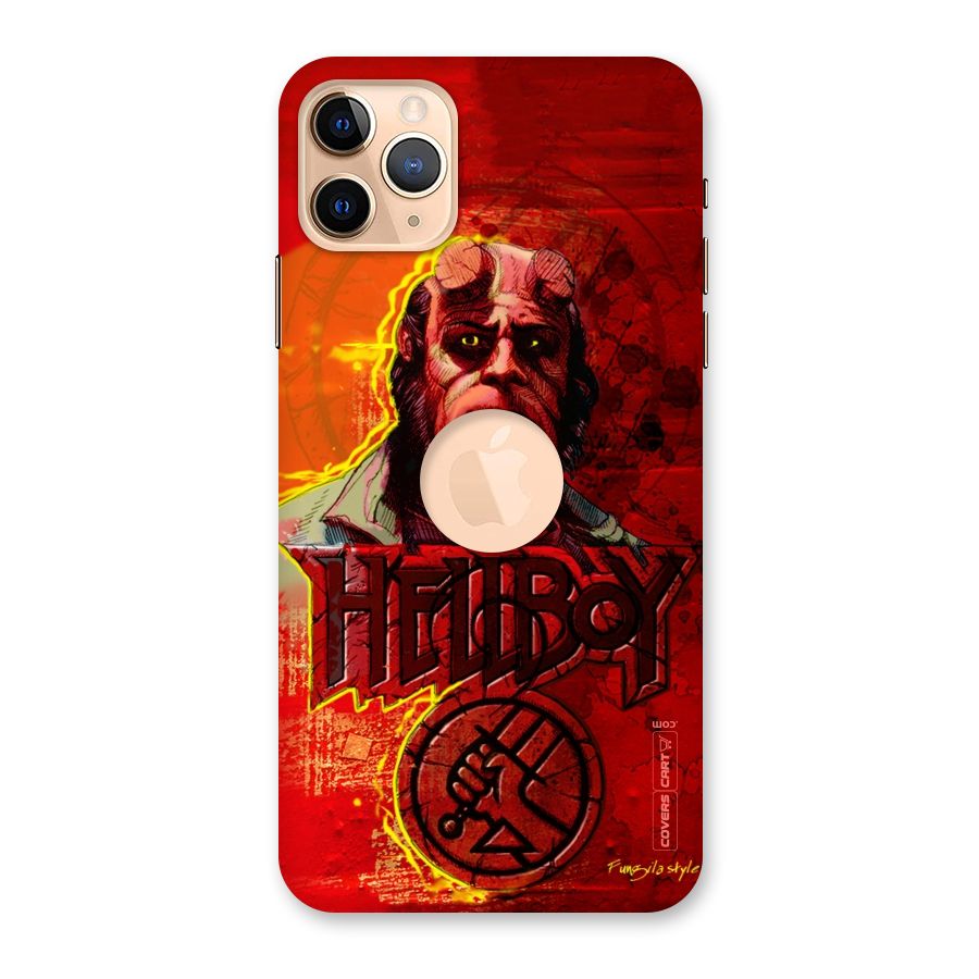 Hellboy Artwork Back Case for iPhone 11 Pro Max Logo Cut