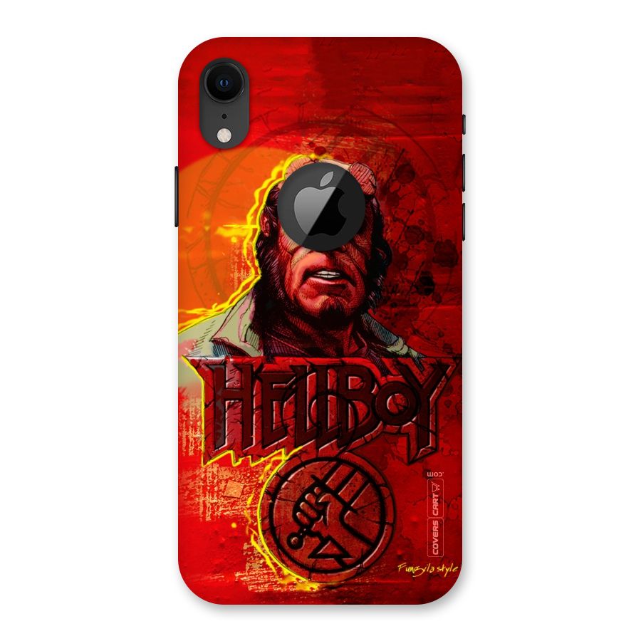 Hellboy Artwork Back Case for iPhone XR Logo Cut