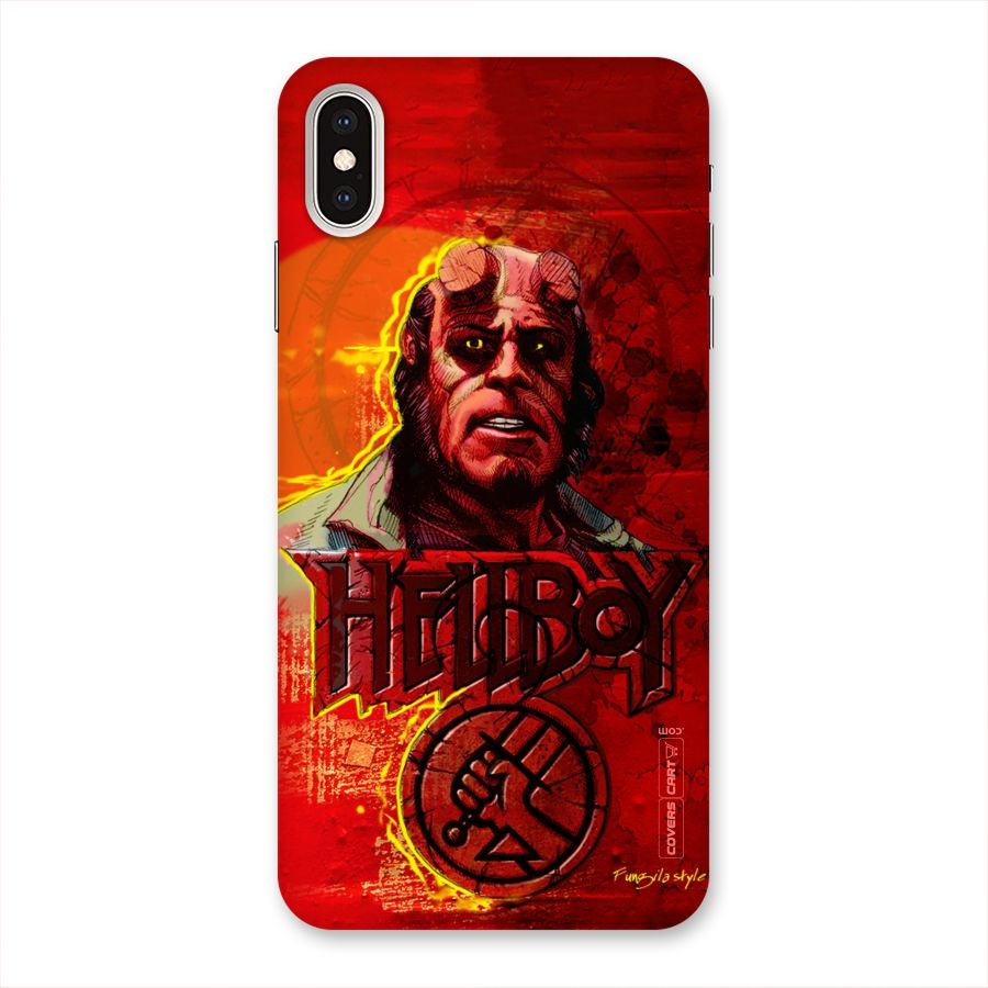Hellboy Artwork Back Case for iPhone XS Max