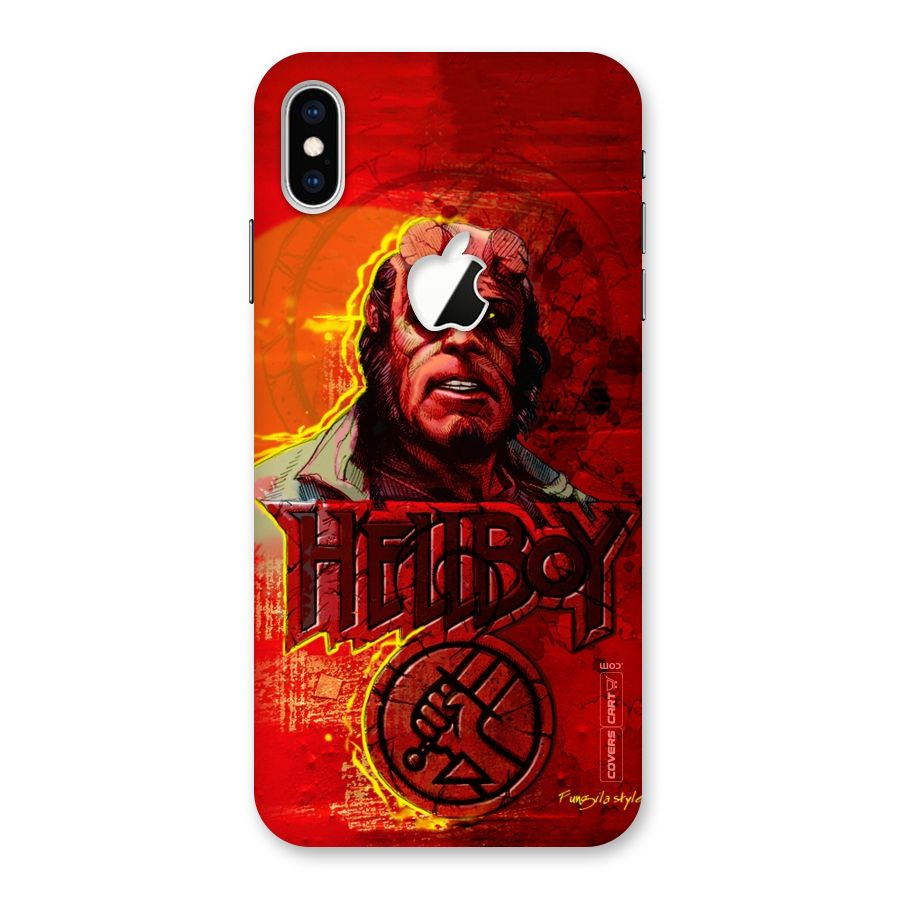 Hellboy Artwork Back Case for iPhone XS Max Apple Cut