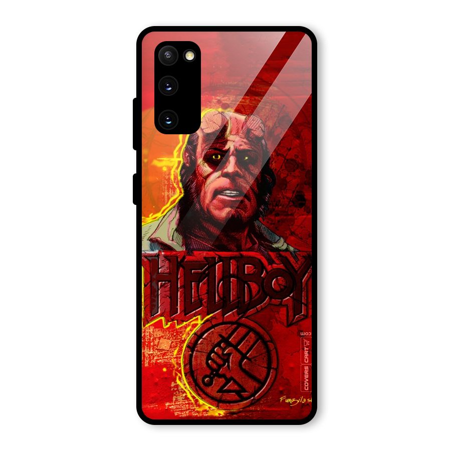 Hellboy Artwork Glass Back Case for Galaxy S20 FE 5G