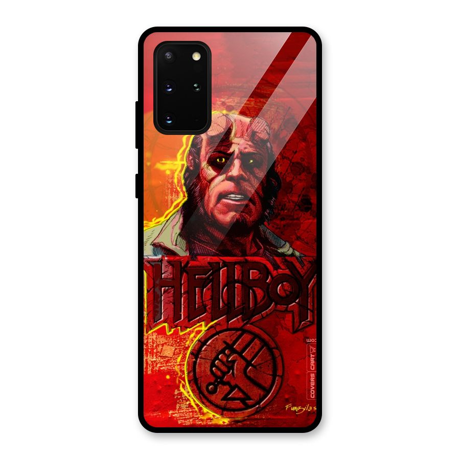Hellboy Artwork Glass Back Case for Galaxy S20 Plus