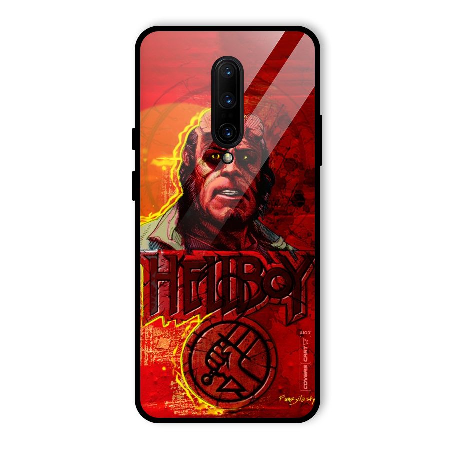Hellboy Artwork Glass Back Case for OnePlus 7 Pro
