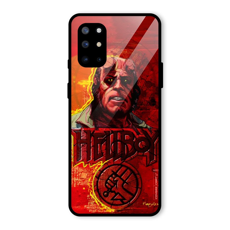 Hellboy Artwork Glass Back Case for OnePlus 8T