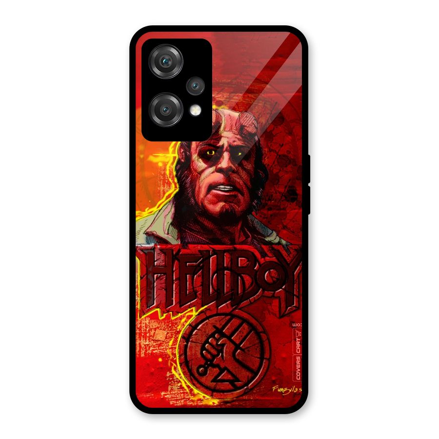 Hellboy Artwork Glass Back Case for OnePlus Nord CE 2 Lite 5G