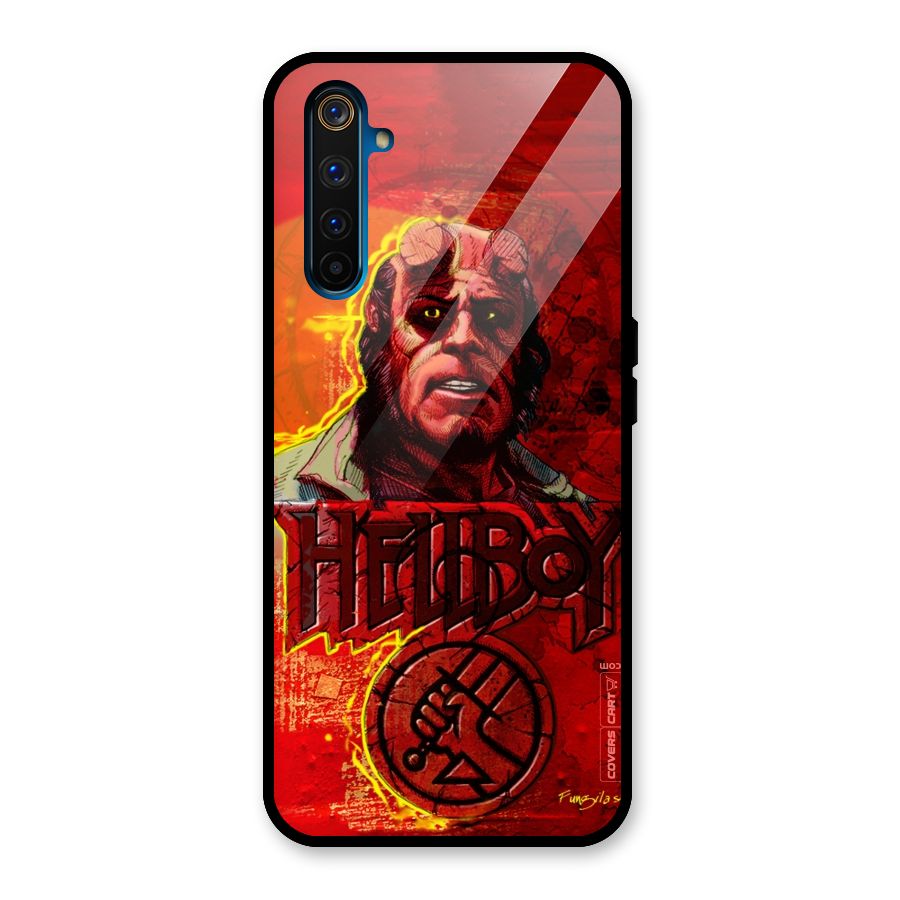 Hellboy Artwork Glass Back Case for Realme 6 Pro