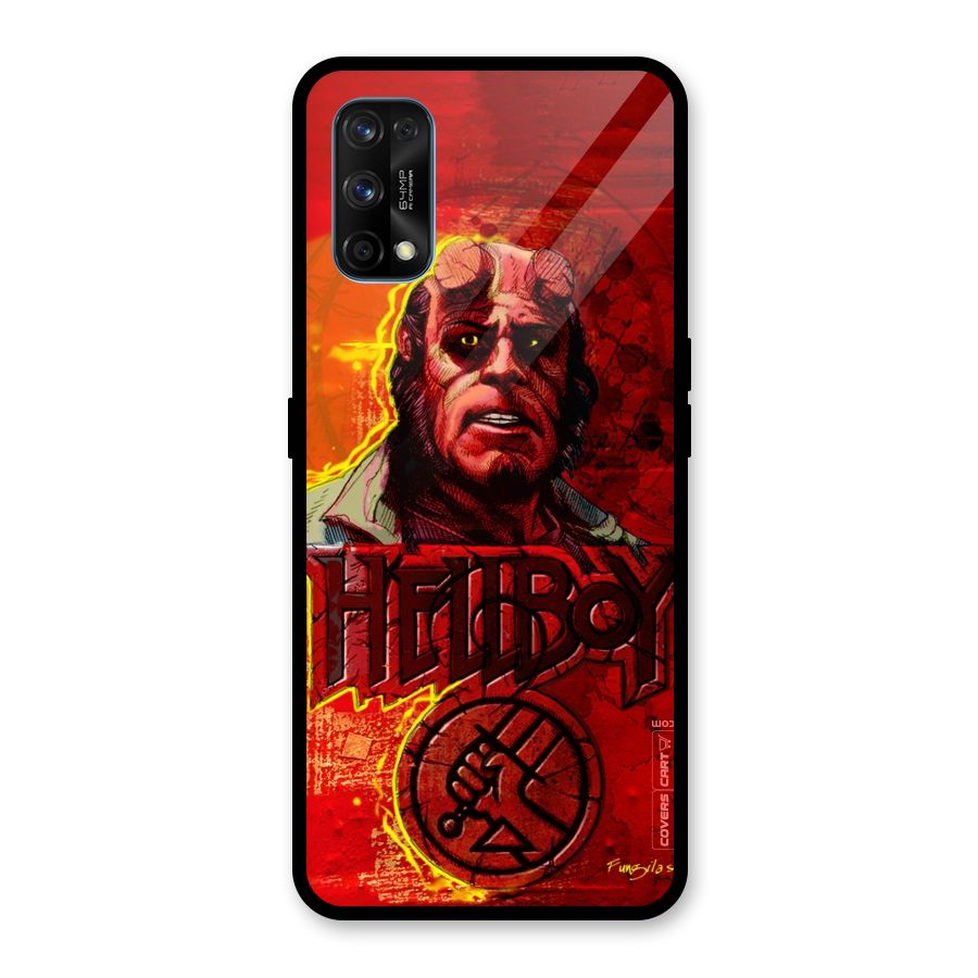 Hellboy Artwork Glass Back Case for Realme 7 Pro