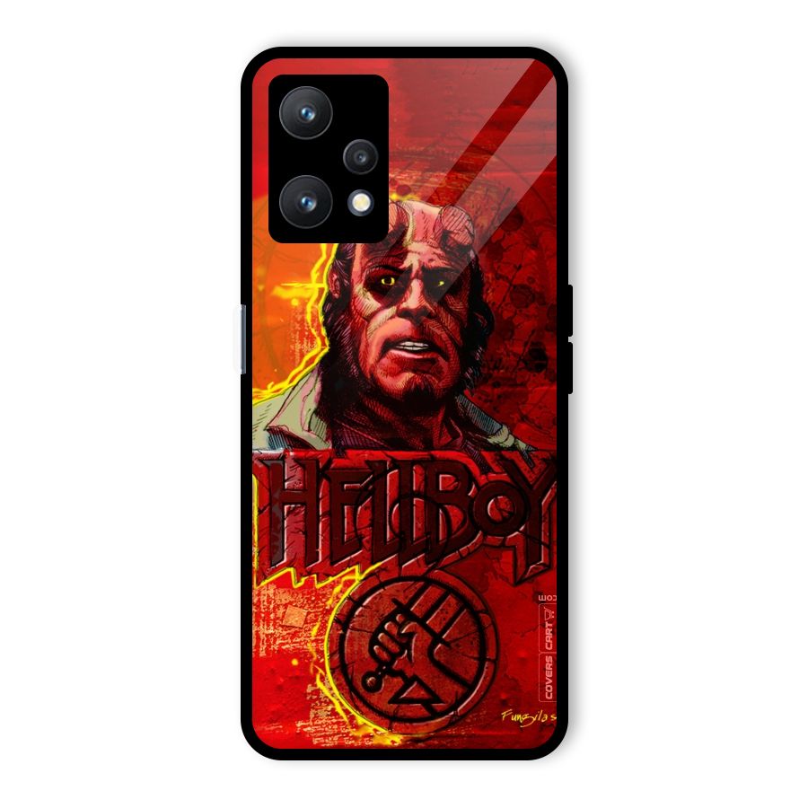 Hellboy Artwork Glass Back Case for Realme 9 Pro 5G