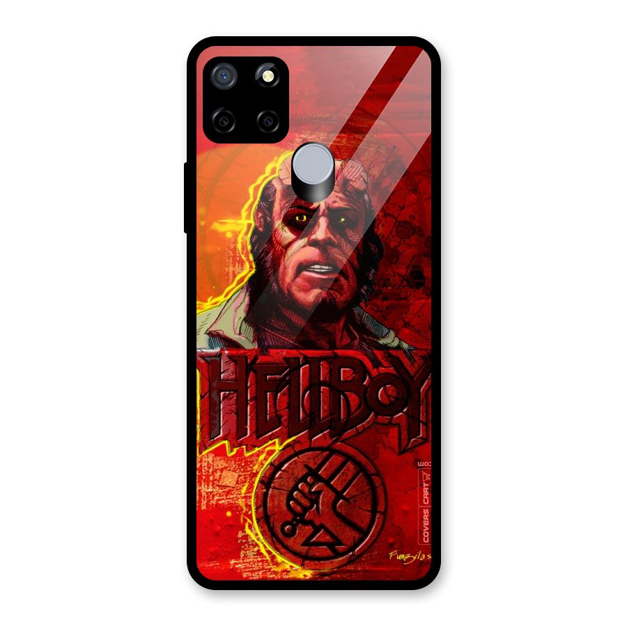 Hellboy Artwork Glass Back Case for Realme C12