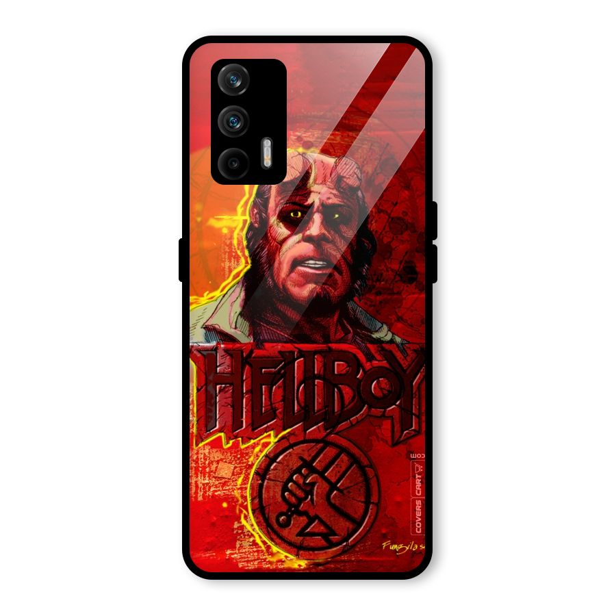 Hellboy Artwork Glass Back Case for Realme GT 5G