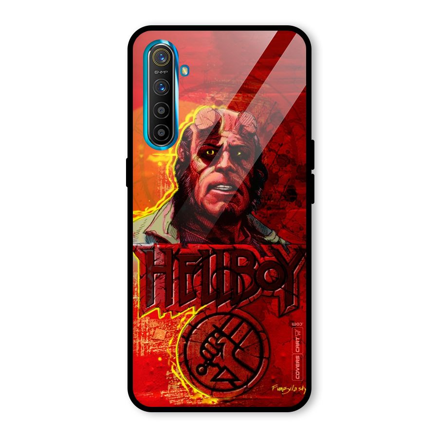 Hellboy Artwork Glass Back Case for Realme X2