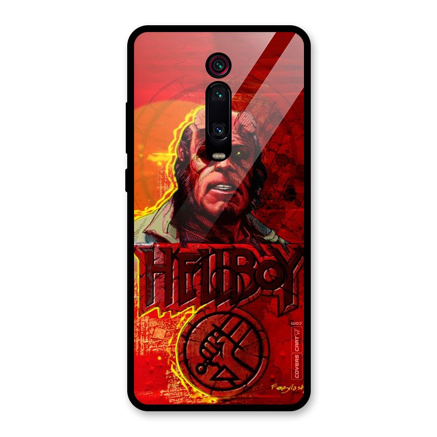 Hellboy Artwork Glass Back Case for Redmi K20
