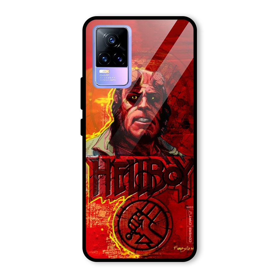Hellboy Artwork Glass Back Case for Vivo Y73
