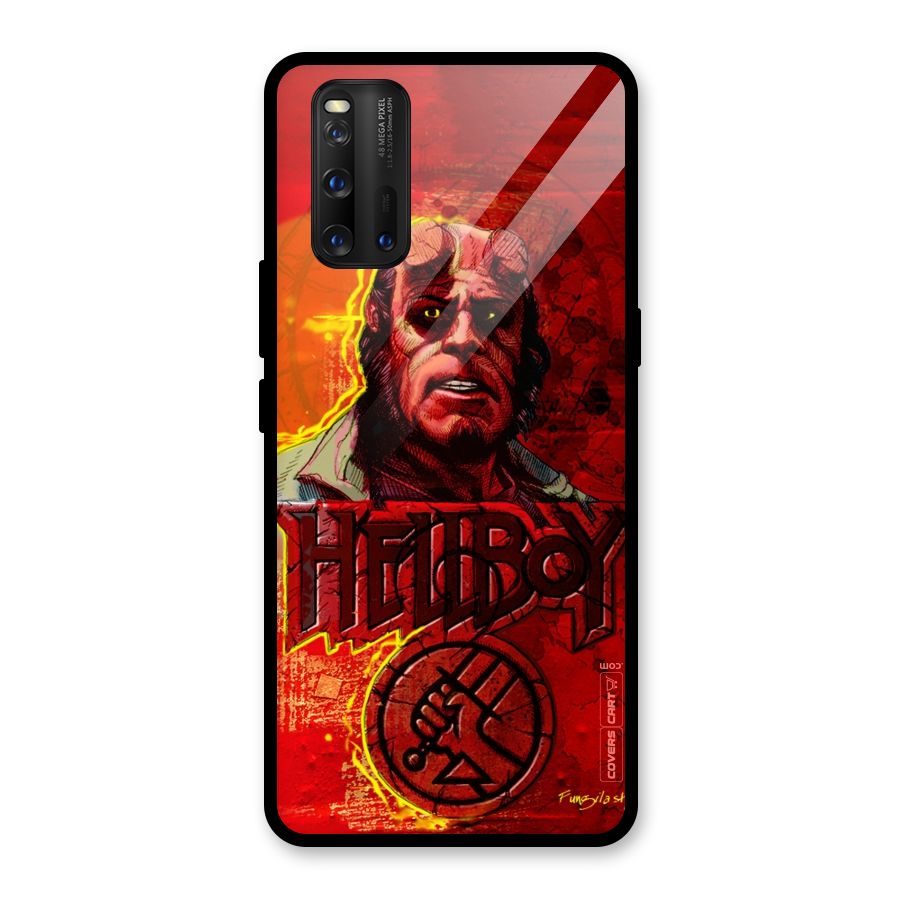 Hellboy Artwork Glass Back Case for Vivo iQOO 3