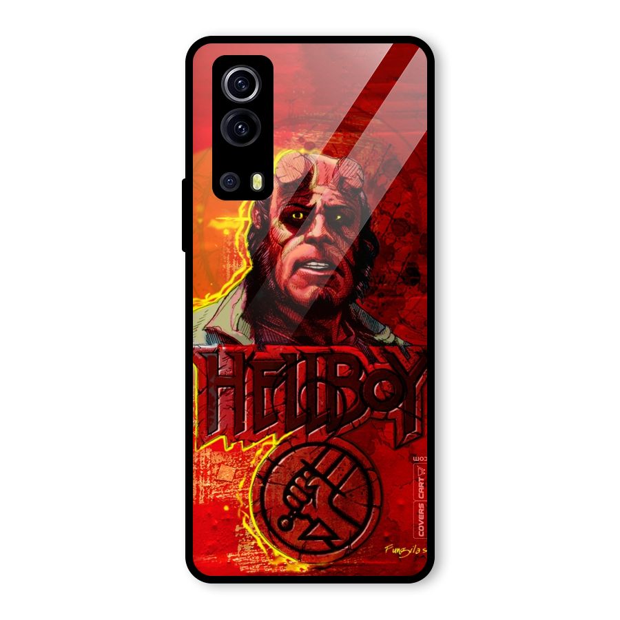 Hellboy Artwork Glass Back Case for Vivo iQOO Z3