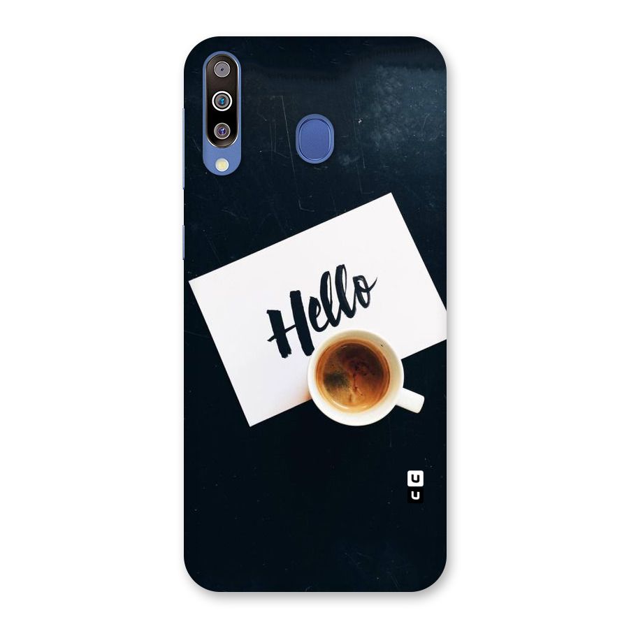 Hello Coffee Back Case for Galaxy M30