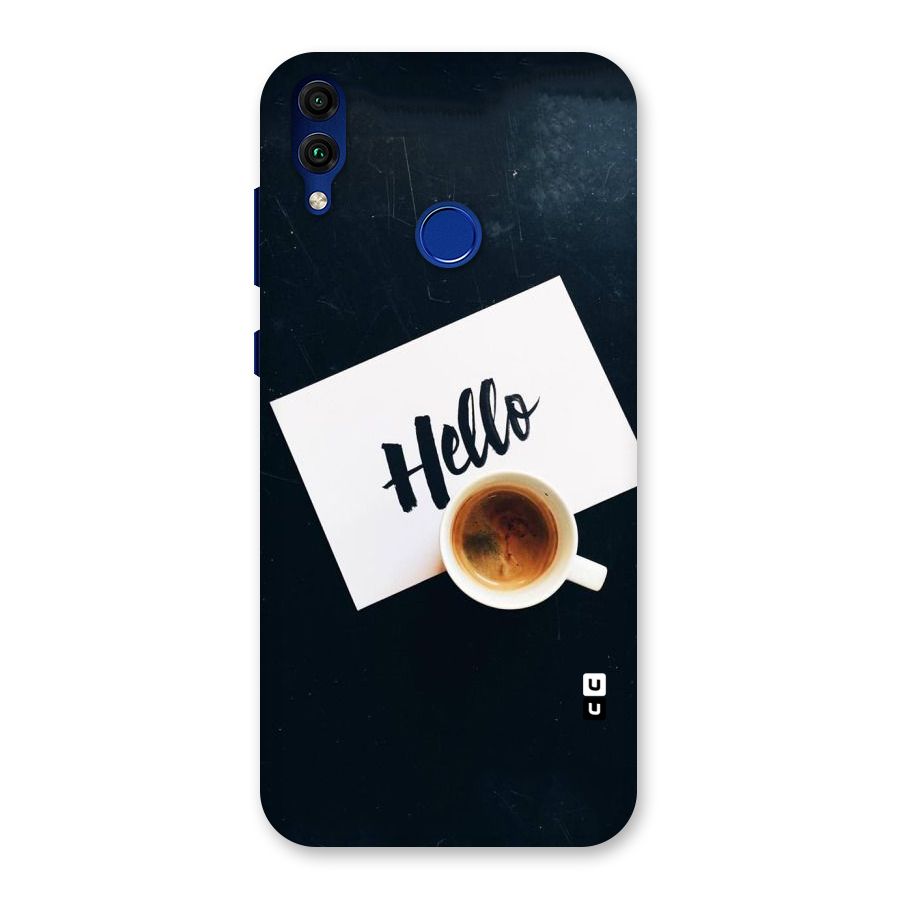 Hello Coffee Back Case for Honor 8C