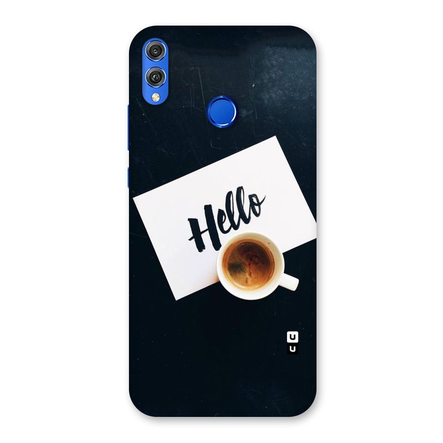 Hello Coffee Back Case for Honor 8X