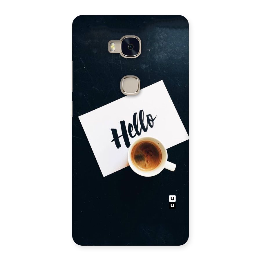 Hello Coffee Back Case for Huawei Honor 5X