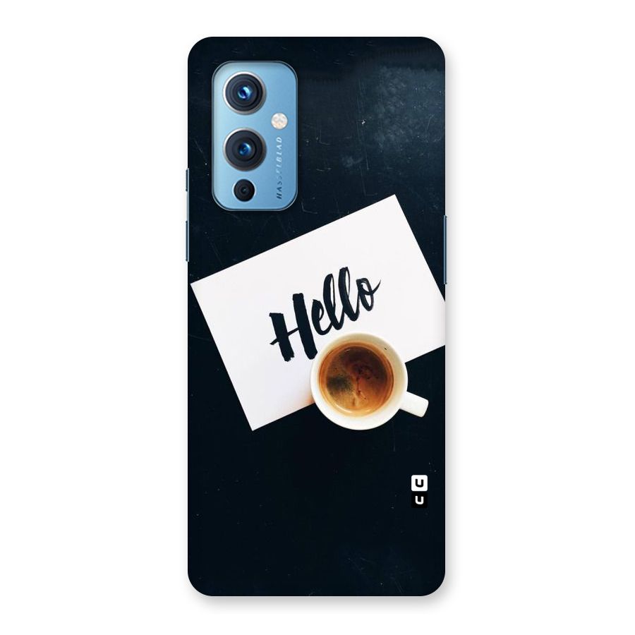 Hello Coffee Back Case for OnePlus 9