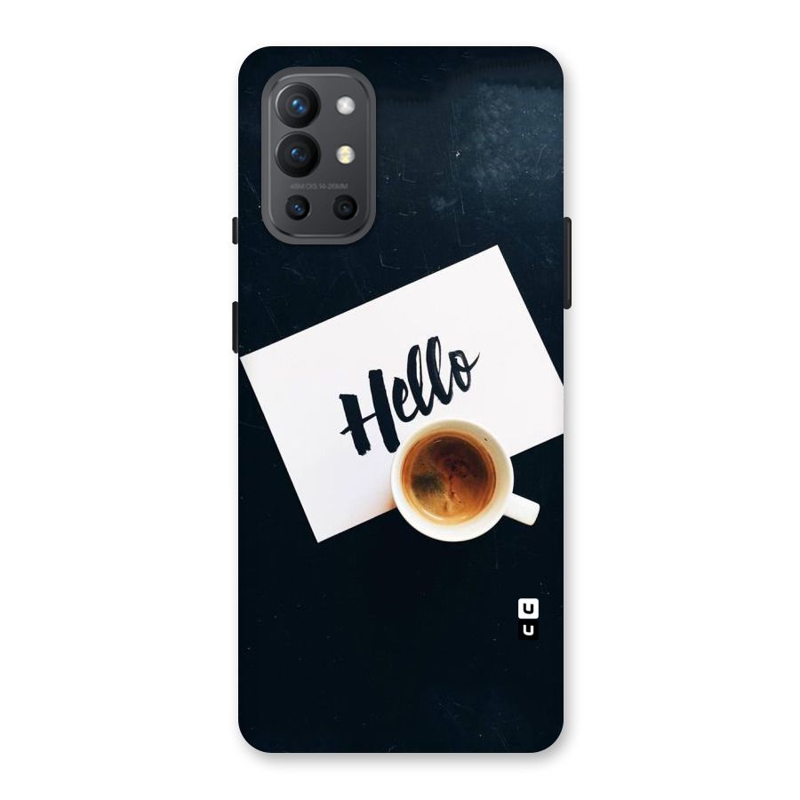 Hello Coffee Back Case for OnePlus 9R