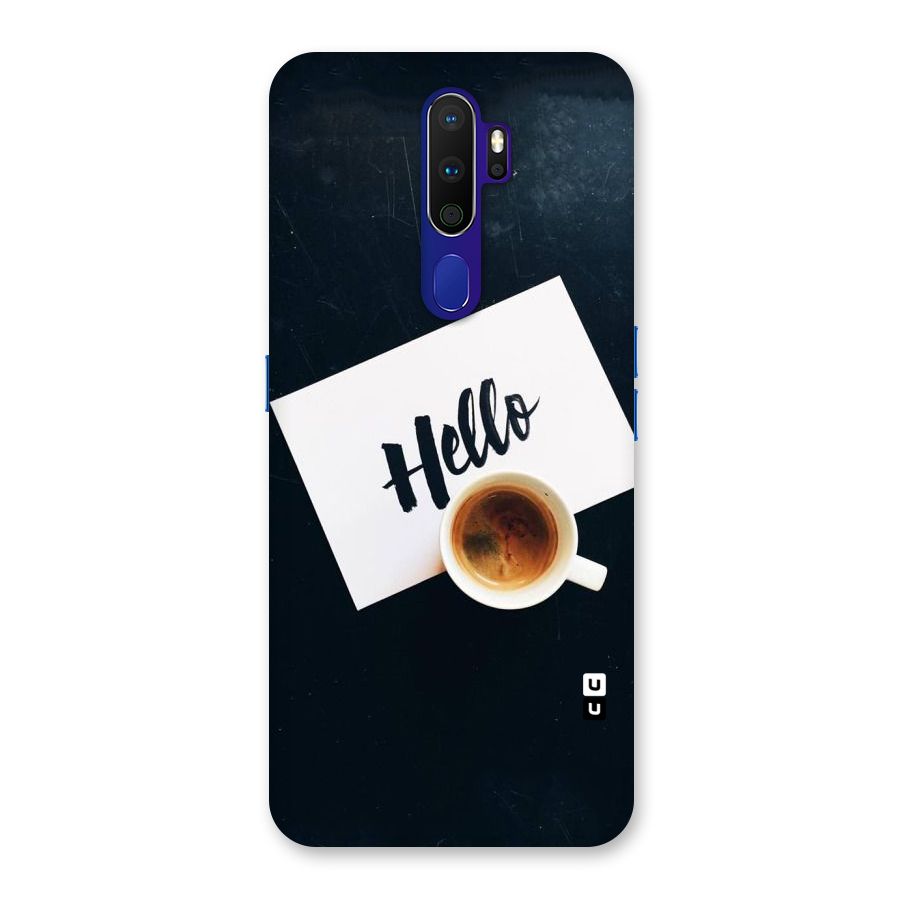 Hello Coffee Back Case for Oppo A9 (2020)