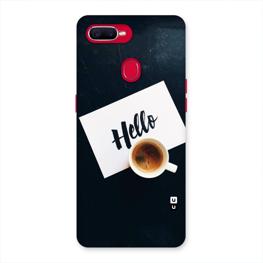 Hello Coffee Back Case for Oppo F9 Pro