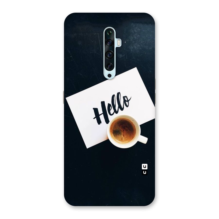 Hello Coffee Back Case for Oppo Reno2 F