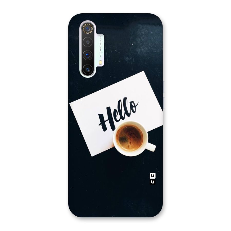 Hello Coffee Back Case for Realme X3