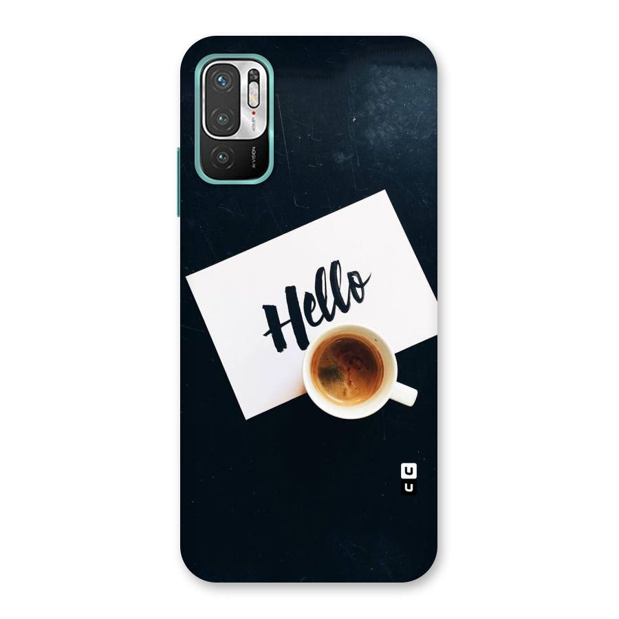 Hello Coffee Back Case for Redmi Note 10T 5G