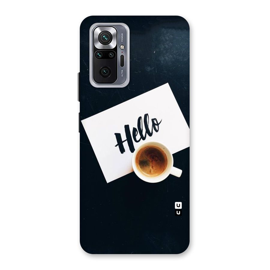 Hello Coffee Back Case for Redmi Note 10 Pro Max