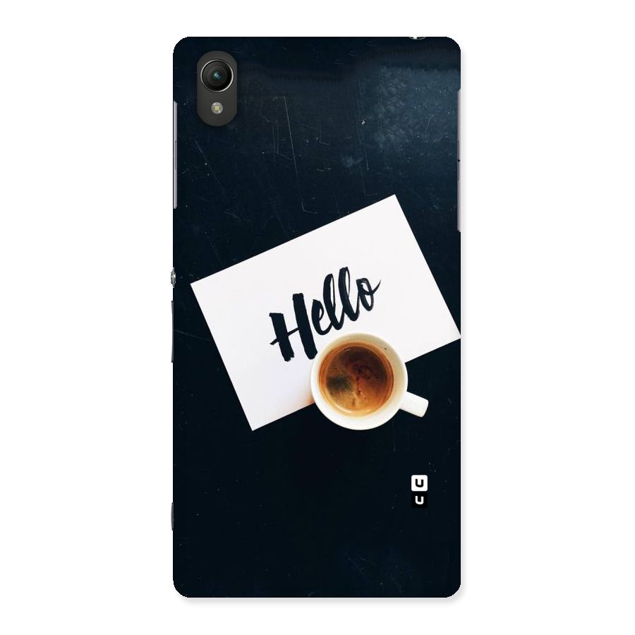Hello Coffee Back Case for Sony Xperia Z2