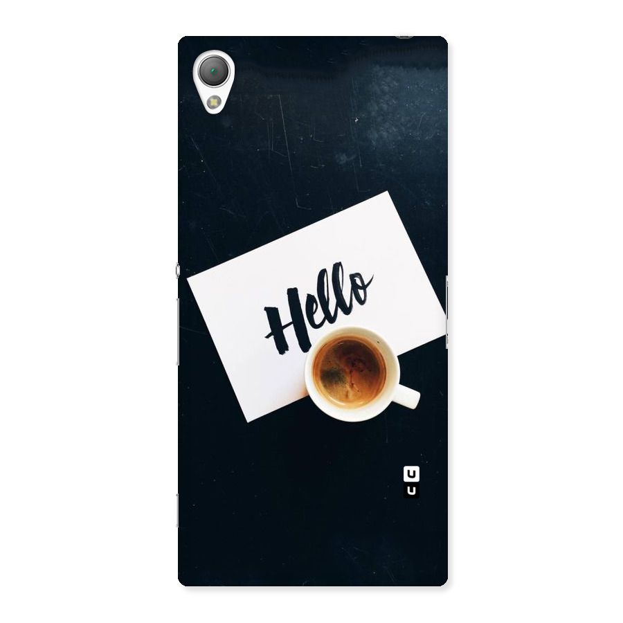 Hello Coffee Back Case for Sony Xperia Z3
