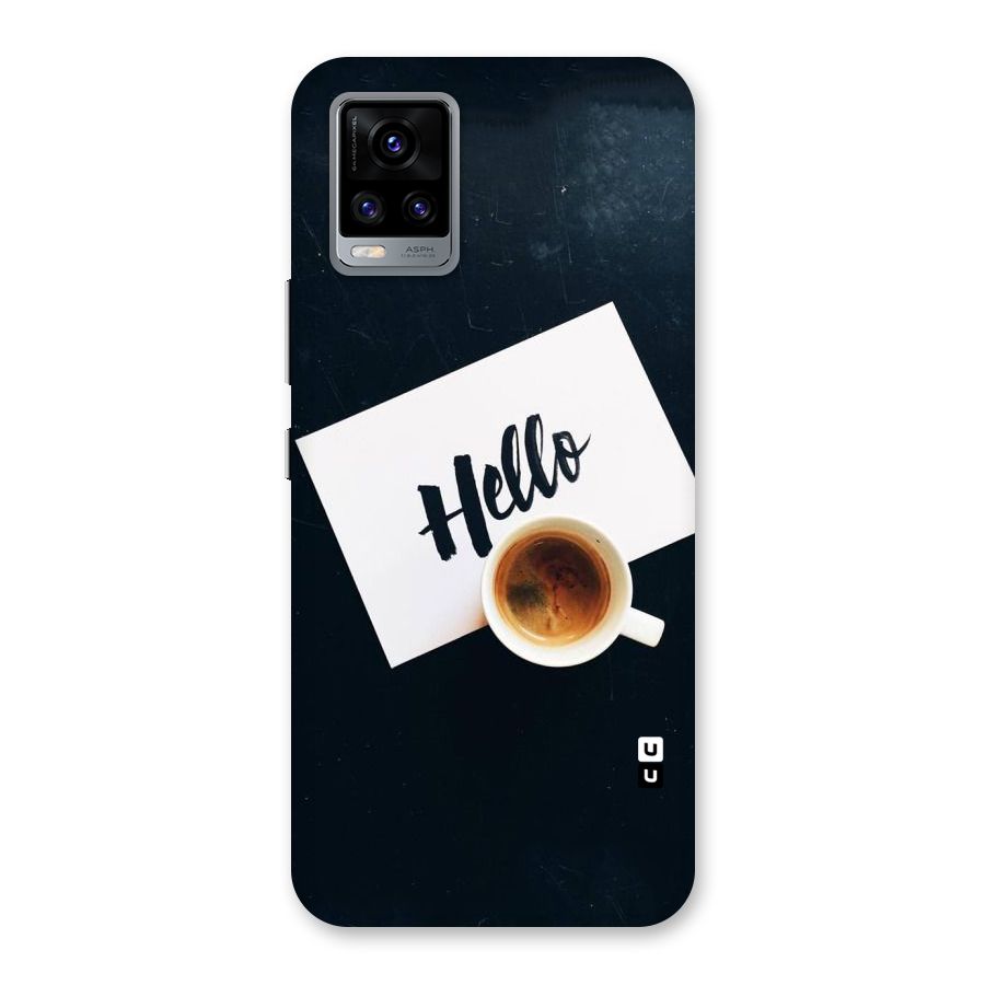 Hello Coffee Back Case for Vivo V20