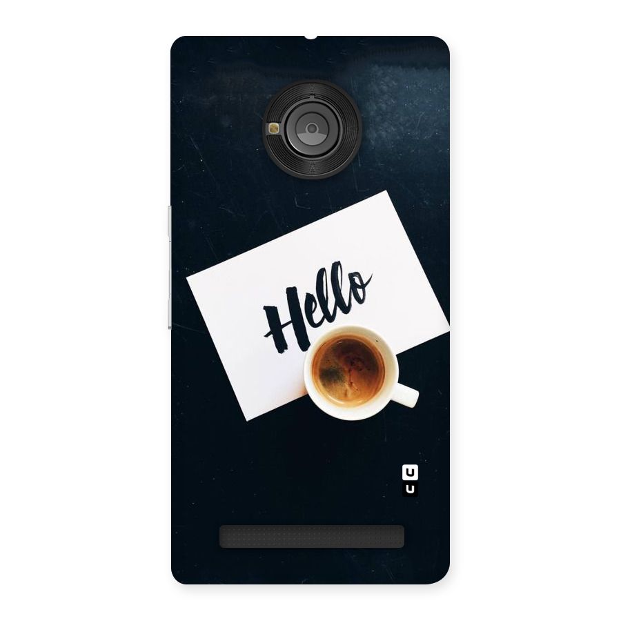Hello Coffee Back Case for Yu Yuphoria
