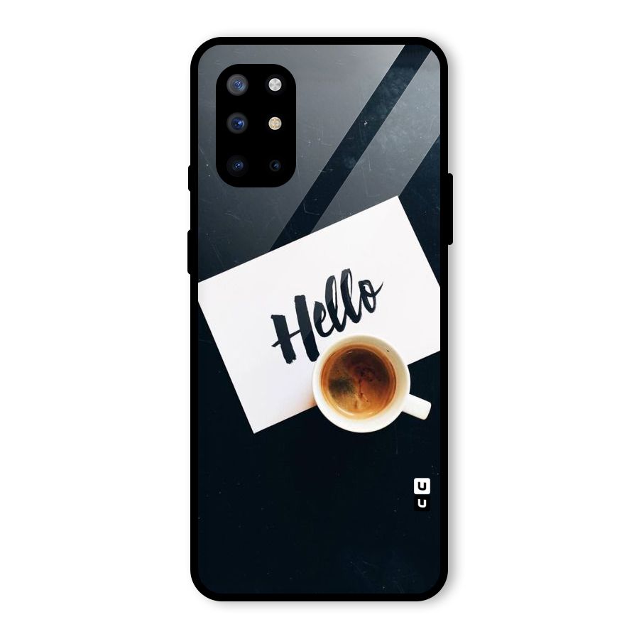 Hello Coffee Glass Back Case for OnePlus 8T