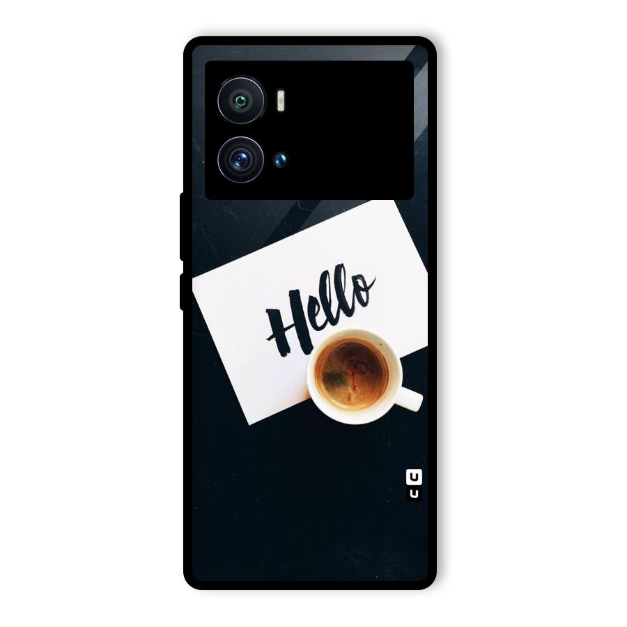 Hello Coffee Glass Back Case for Vivo iQOO 9 Pro