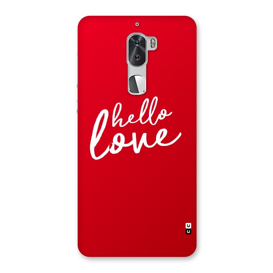 Hello Love Back Case for Coolpad Cool 1