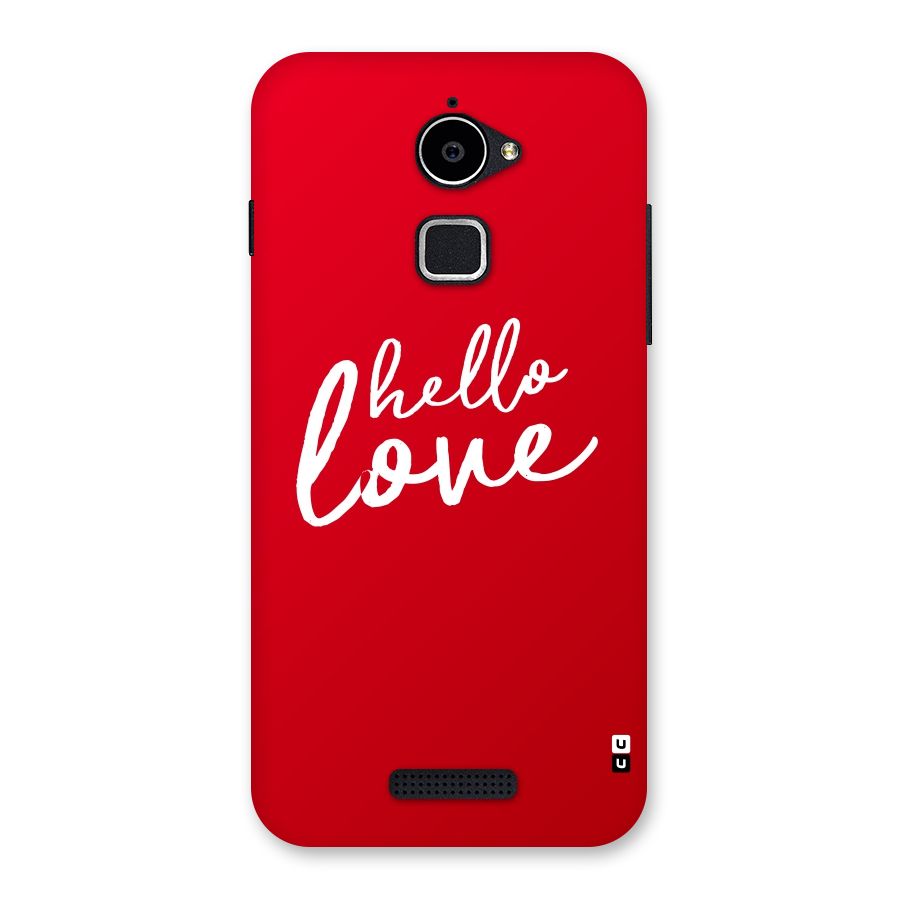 Hello Love Back Case for Coolpad Note 3 Lite